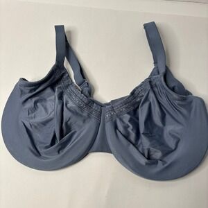 Wacoal 855213 Basic Beauty Full Figure Underwire Bra Blue Dusk 42DD